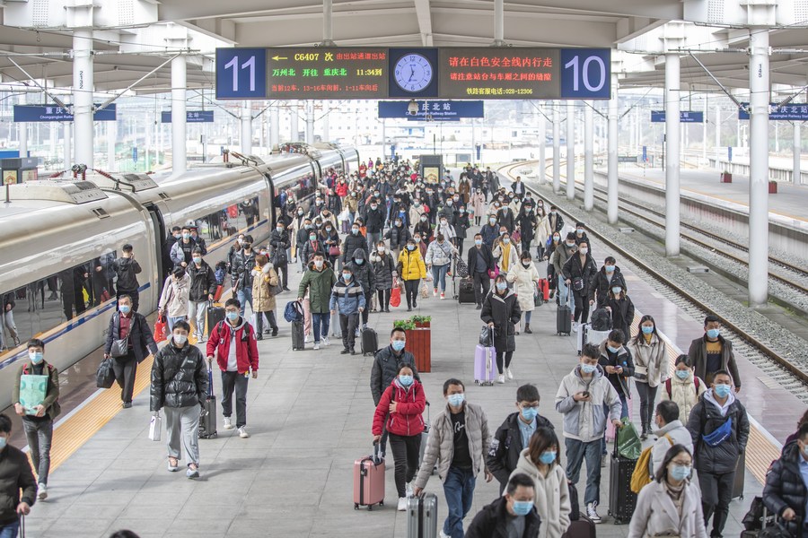 China verá aumento acentuado nas viagens de passageiros durante iminente alta temporada da Festa da Primavera