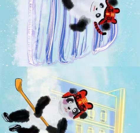 Caricatura | Panda-tigre em Beijing 2022