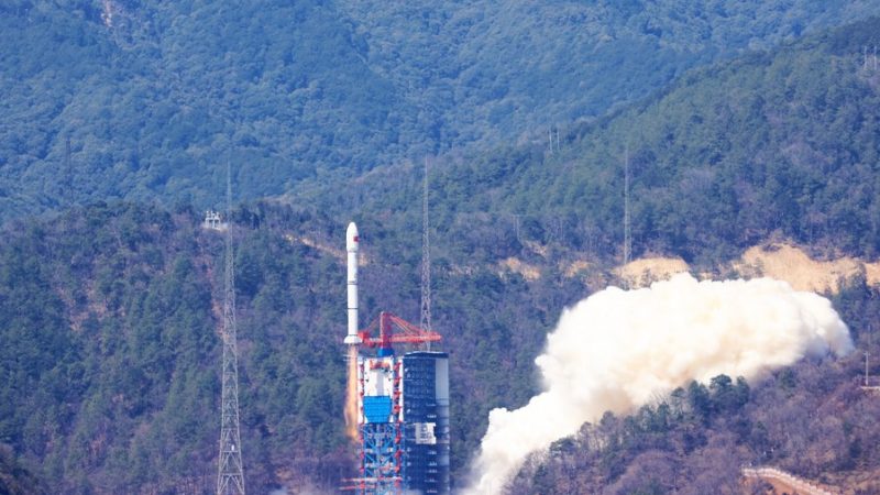 Satélites chineses alcançam medição de órbita baixa de banda V