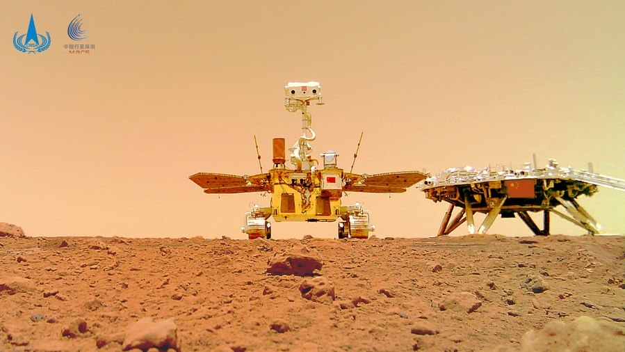 Rover Zhurong da China viaja mais de 1,9 km em Marte