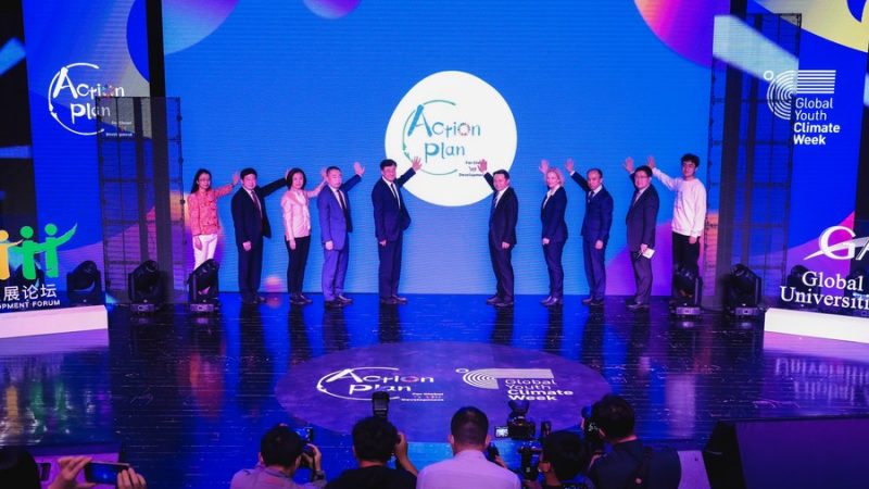 China lança eventos sobre desenvolvimento e mudanças climáticas para juventude global