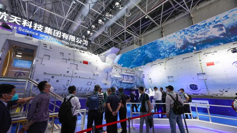 Airshow China exibe réplica idêntica da estação espacial Tiangong