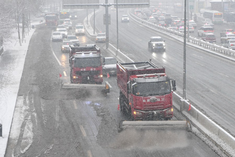 China emite alerta laranja para onda de frio