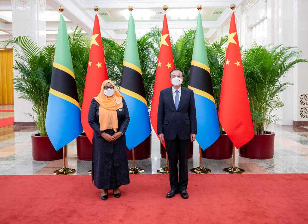 Primeiro-ministro chinês se reúne com presidente tanzaniana