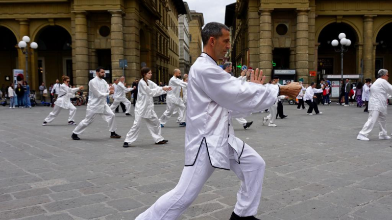 Interesse pelo Tai Chi aumenta em cidade italiana