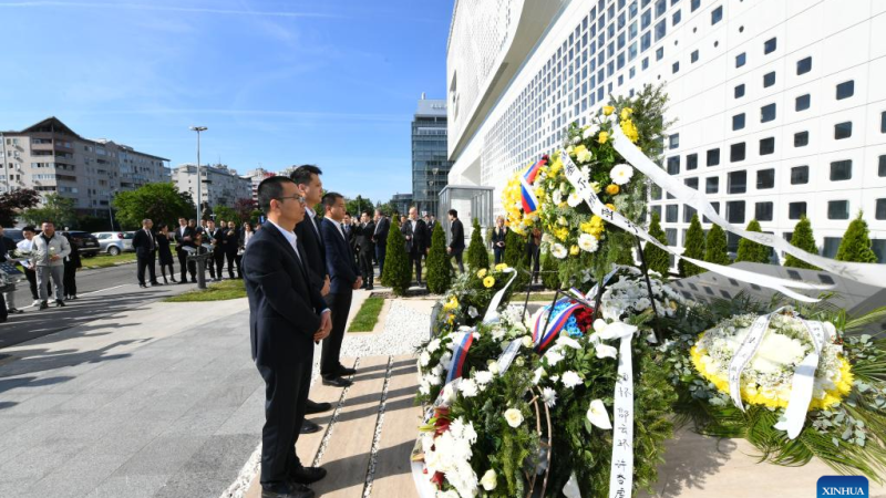 Sérvia e China marcam 24º aniversário do bombardeamento da embaixada chinesa pela OTAN