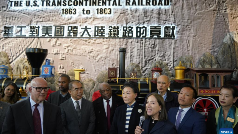 Centro histórico que homenageia trabalhadores ferroviários chineses “coloca a China em destaque” na história dos EUA e da Califórnia