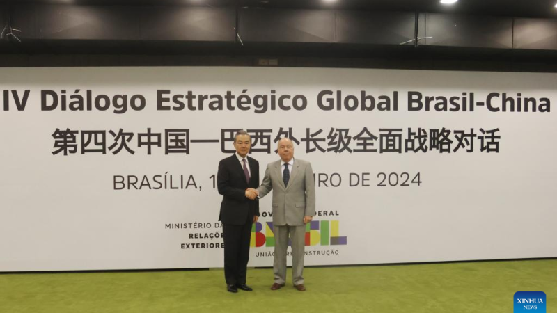 China e Brasil prometem fortalecer sinergia de estratégias de desenvolvimento e ampliar cooperação em campos emergentes