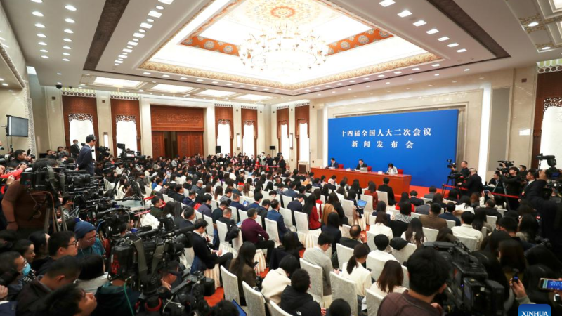 Legislatura nacional da China realiza entrevista coletiva antes da sessão anual