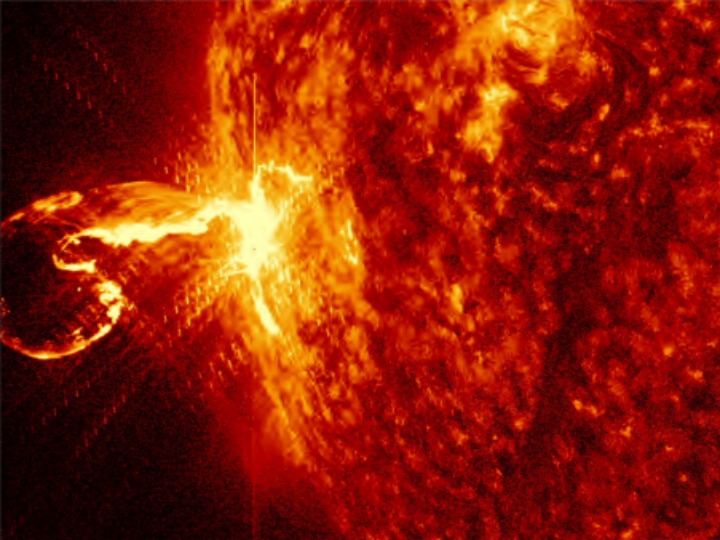 Centro Nacional de Clima Espacial da China prevê fortes erupções solares