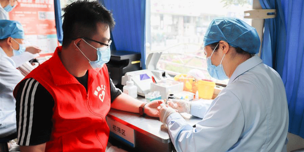 Doação de sangue voluntária na China atinge alta recorde em 2023