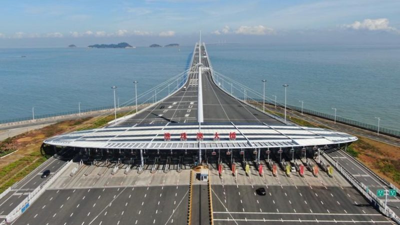 Ponte Hong Kong-Zhuhai-Macau registra aumento em importações e exportações