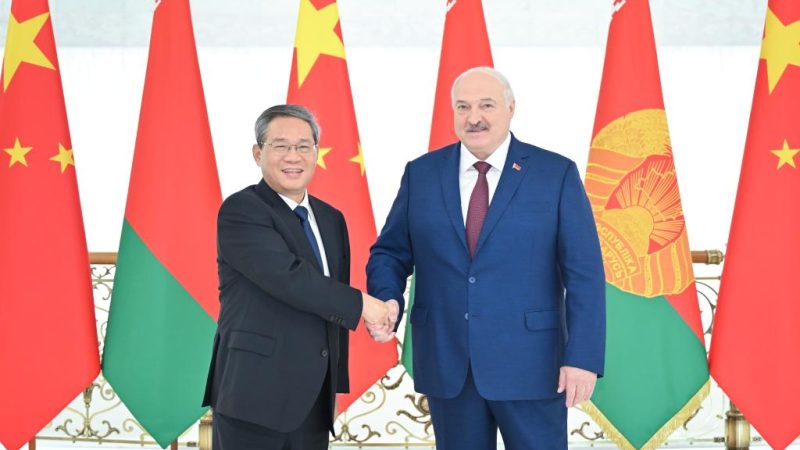 Premiê chinês diz que promoverá desenvolvimento de alto nível da parceria bilateral China-Belarus