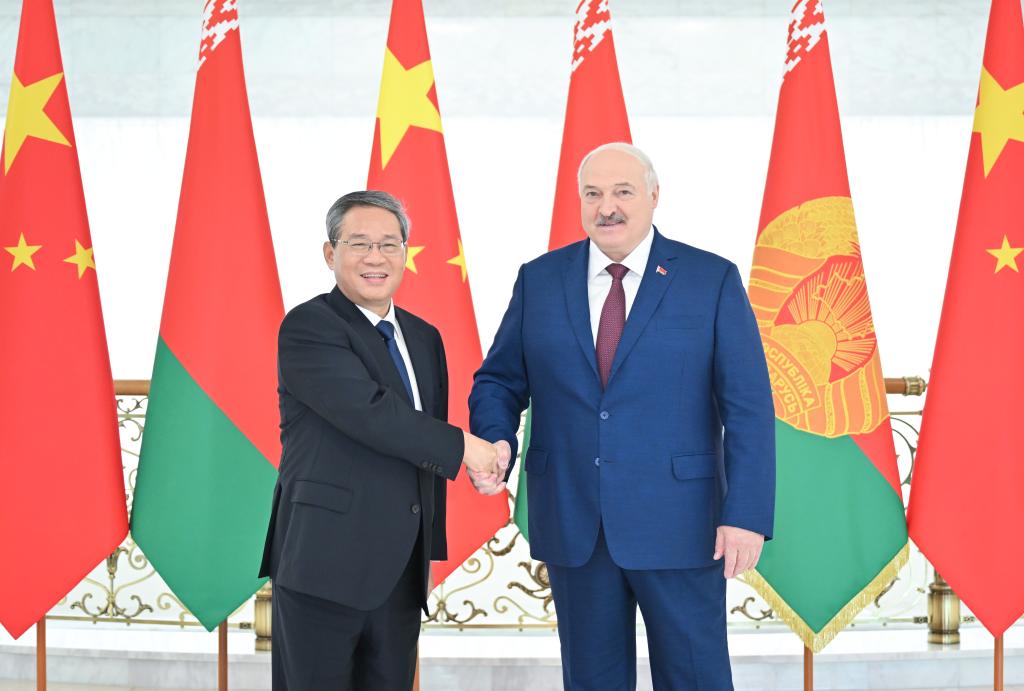 Premiê chinês diz que promoverá desenvolvimento de alto nível da parceria bilateral China-Belarus