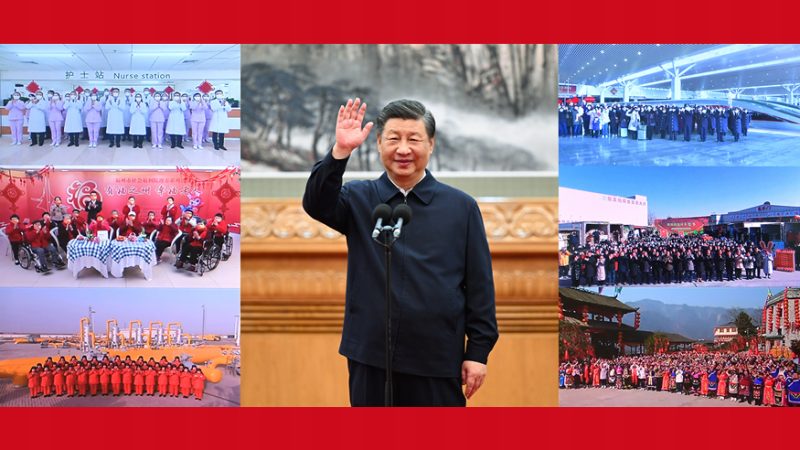 Xi Jinping dá cumprimento de Festival da Primavera para todos os chineses