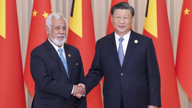 China e Timor-Leste elevam laços para parceria estratégica abrangente