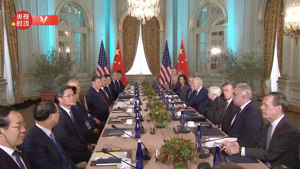 Reunião entre presidentes da China e dos EUA está em andamento