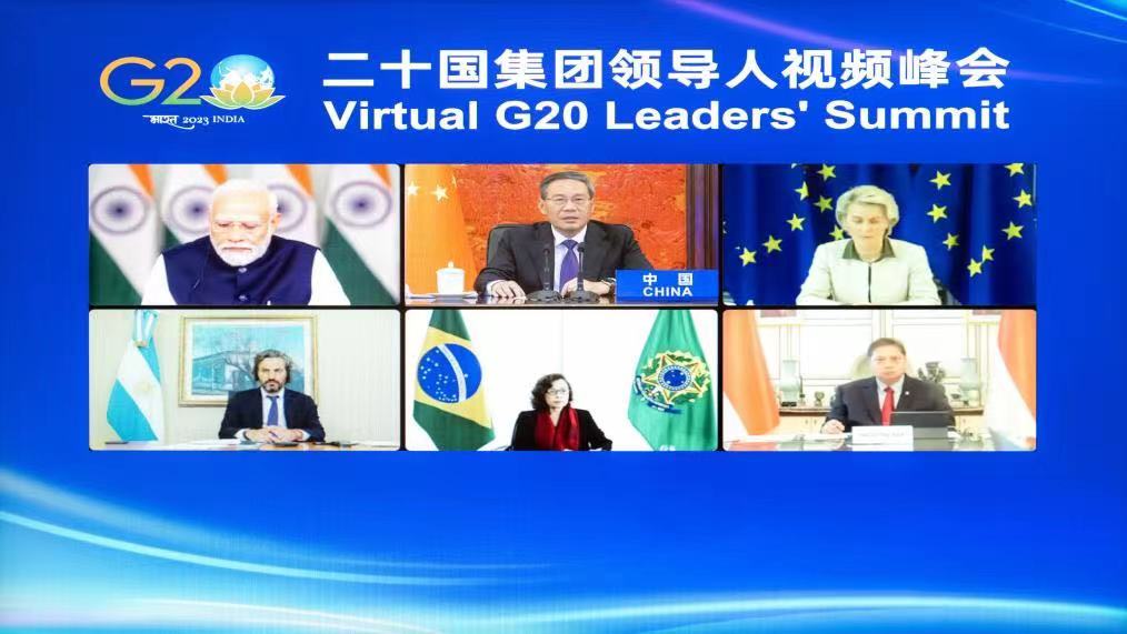 Premiê chinês participa da cúpula virtual de líderes do G20