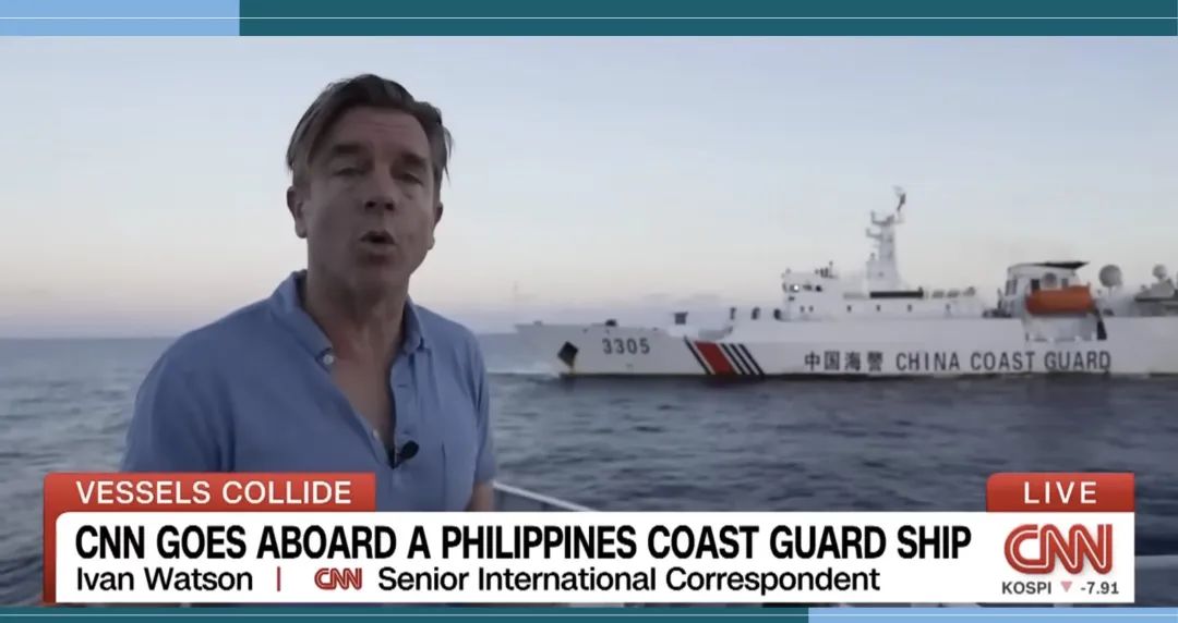 Correspondente da CNN estava a bordo de uma embarcação da Guarda Costeira Filipina