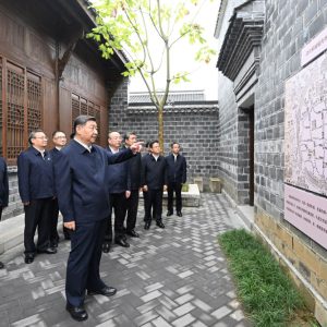 Xi Jinping realiza inspeção na província de Anhui