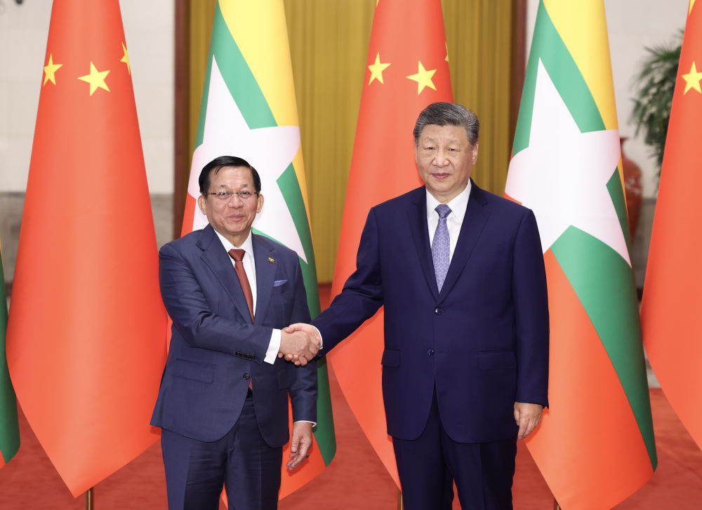 Presidentes da China e de Mianmar se reúnem em Beijing