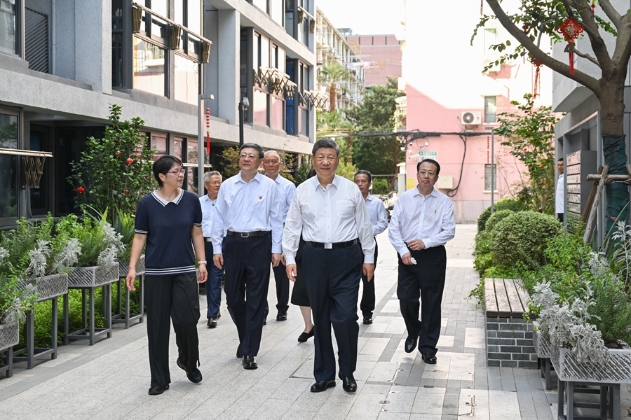 Xi Jinping destaca renovação urbana de alta qualidade durante inspeção em Shanghai