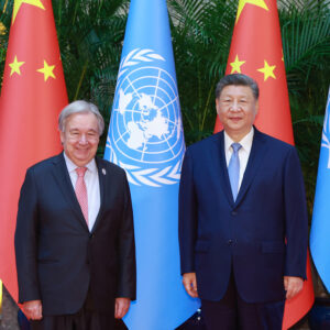 Xi Jinping se encontra com secretário-geral da ONU em Shanghai