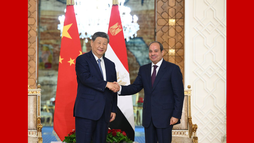 Xi Jinping e presidente do Egito conversaram sobre situação do Oriente Médio e assuntos bilaterais