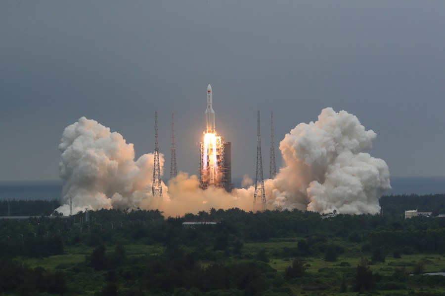 Módulo central da estação espacial da China Tianhe conclui testes em órbita