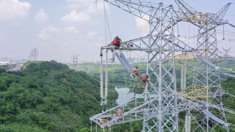 Consumo de eletricidade na China aumenta 12,5% em maio