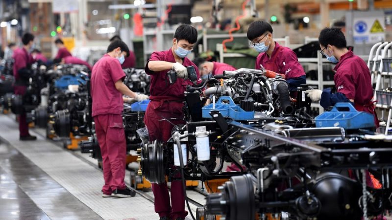 PMI manufatureiro da China cai para 50,9 em junho