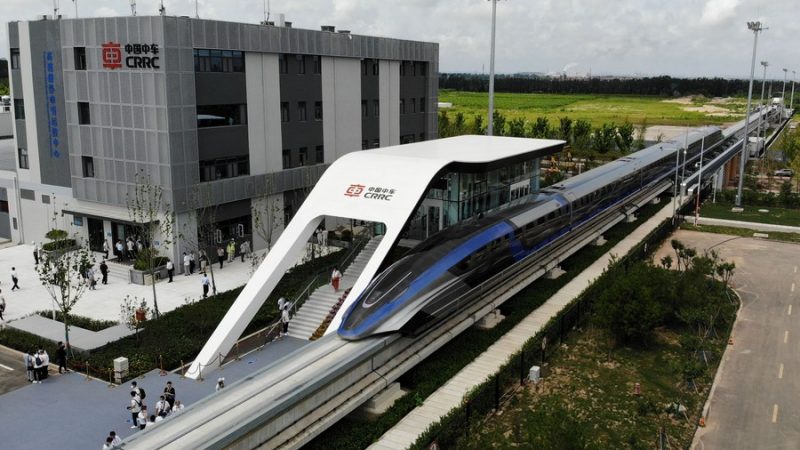 Primeiro trem maglev de 600 km/h do mundo sai da linha de montagem