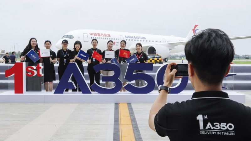 Airbus inicia entregas de A350 na China