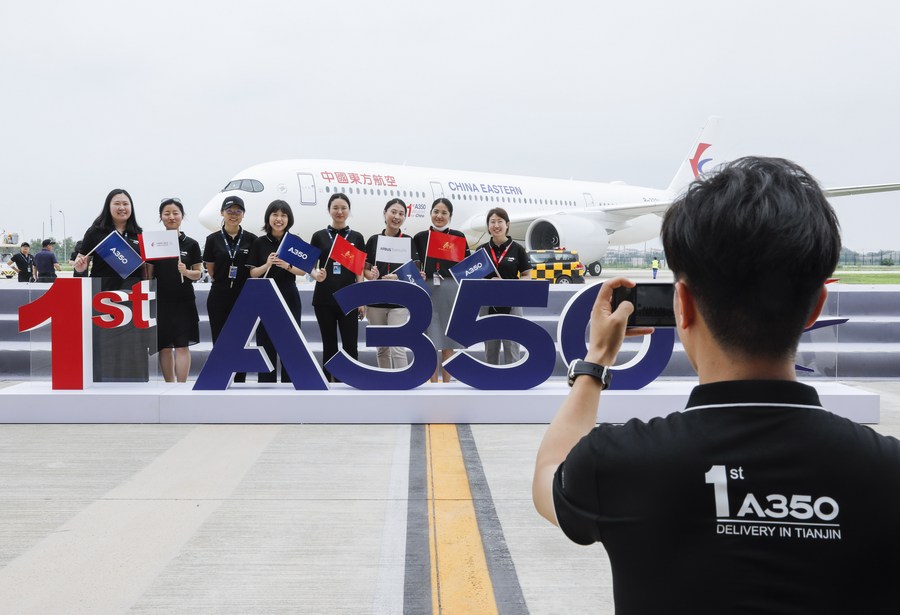 Airbus inicia entregas de A350 na China