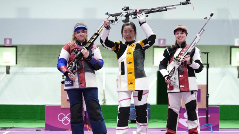 Chinesa Yang Qian conquista o primeiro ouro de Tóquio 2020 em tiro com carabina de ar 10 metros