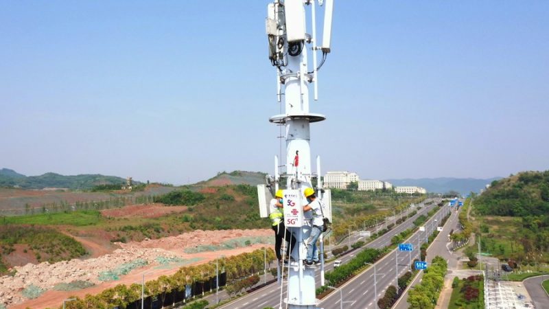 China tem mais de 1,3 milhão de estações-base 5G