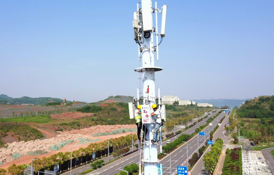 China tem mais de 1,3 milhão de estações-base 5G