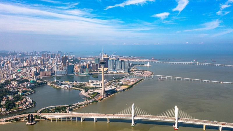 Conectividade acelera integração de Macau com Grande Área da Baía Guangdong-Hong Kong-Macau