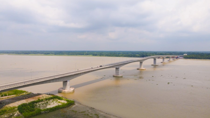 Ponte construída pela China é inaugurada no sul de Bangladesh