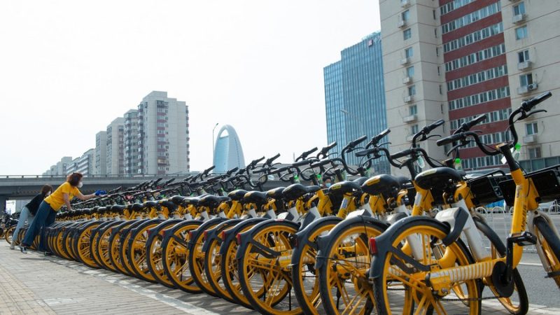  Bicicleta compartilhada na China promove metas verdes