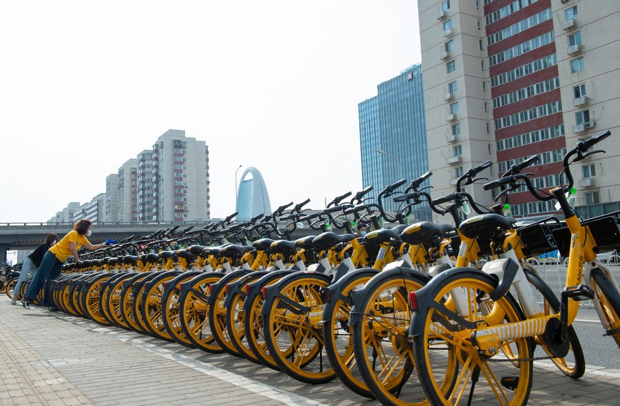  Bicicleta compartilhada na China promove metas verdes