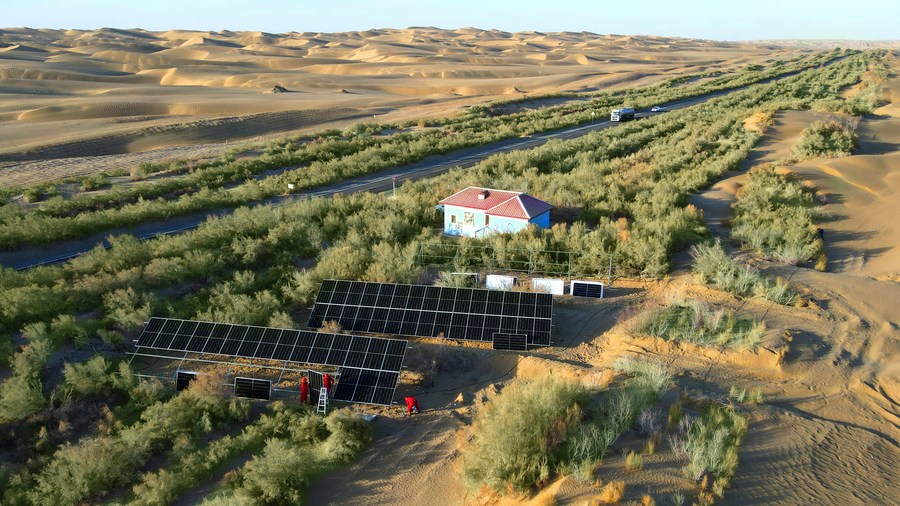 Campo petrolífero de Tarim fornece mais de 50 bilhões de metros cúbicos de gás a sul de Xinjiang