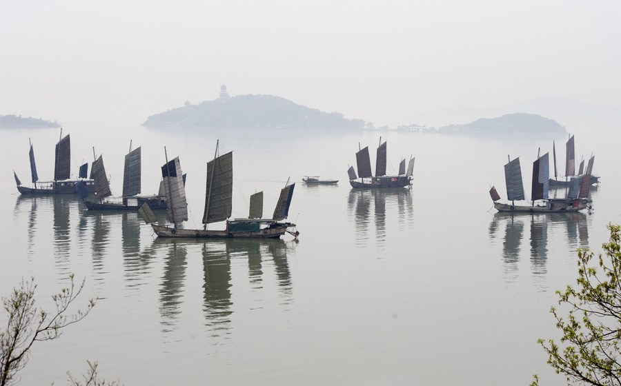 Lago Taihu da China vê melhor qualidade da água dos últimos dez anos