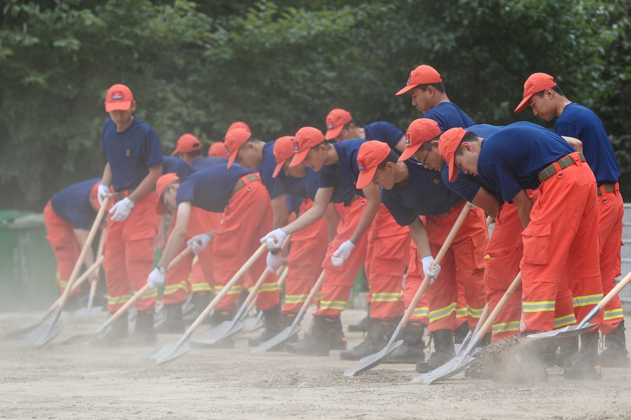 China continua com esforços de prevenção de desastres para combate a enchentes e tufões