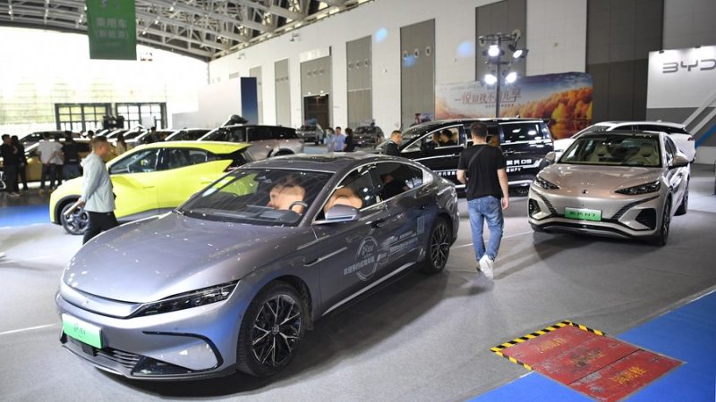 Vendas de carros de passageiros de nova energia na China aumentam em setembro