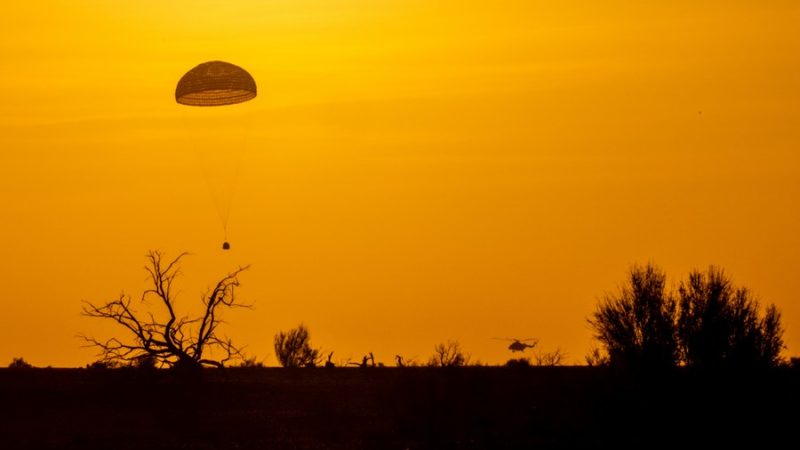 Novas amostras de experimentos científicos da estação espacial da China retornam à Terra