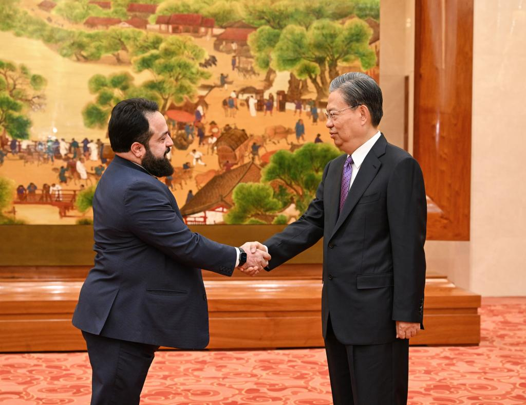 Chefe do Legislativo chinês conversa com presidente do Congresso Nacional hondurenho