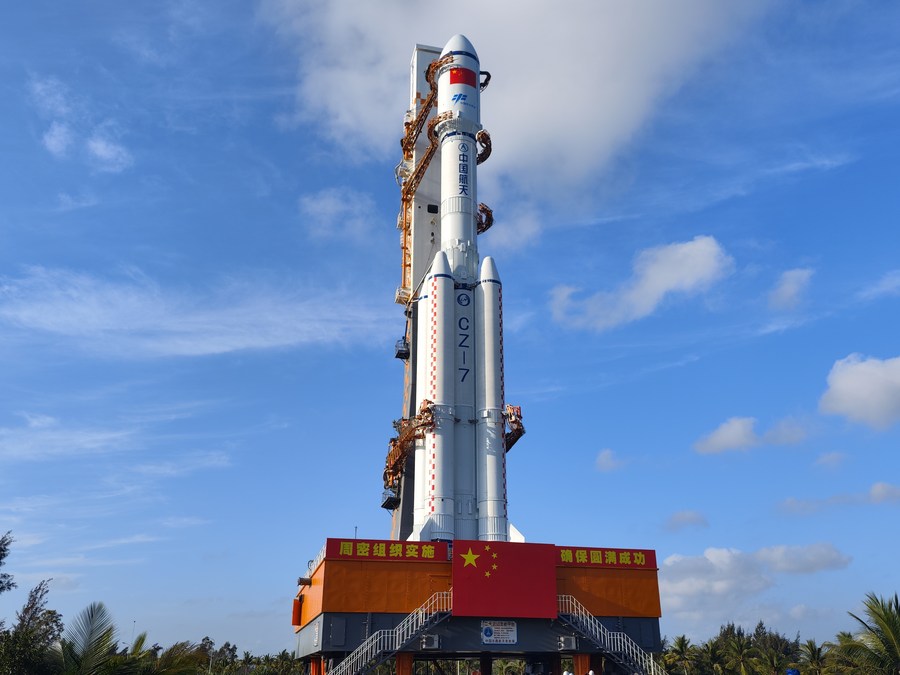 China lançará nave espacial de carga Tianzhou-7 na noite de quarta-feira