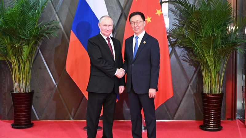 Vice-presidente chinês e Putin participam de cerimônia de abertura da 8ª Expo China-Rússia