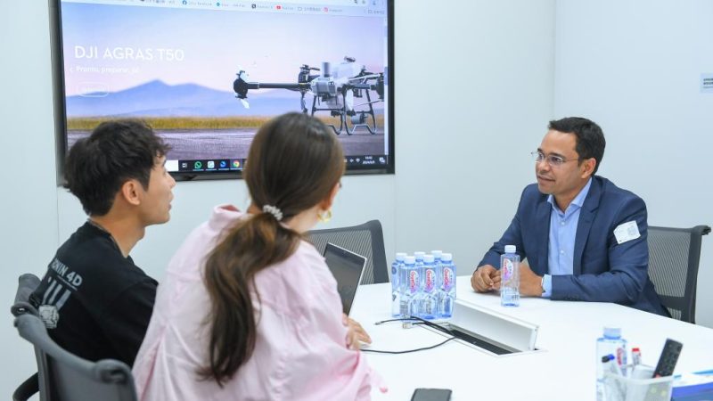 Empresário brasileiro pretende expandir uso de drones chineses na produção agrícola do Brasil